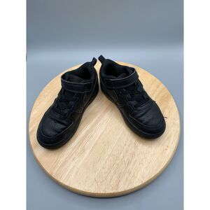 NIKE | 10C BOY TODDLER | COURT BOROUGH LOW SHOE in BLACK 00193145977174